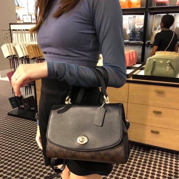 👜 COACH 🌺TILLY TOP HANDLE SATCHEL 9 3/4" - Picture 8 of 8